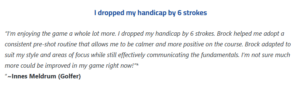 PeakSports Golf Testimonial11