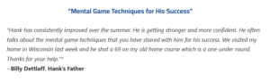 PeakSports Golf Testimonial5